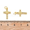 Brass Micro Pave Cubic Zirconia Pendants X1-KK-C092-21F-G-3