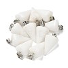 Natural White Jade Pendants G-B127-13P-05-1