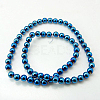 Non-Magnetic Synthetic Hematite Beads Strands G-C019-6mm-2