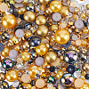 Resin Cabochons RESI-WH0029-14G-1