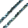 Electroplated Synthetic Non-magnetic Hematite Beads Strands G-A234-G03-01H-1