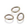 Iron Open Jump Rings IFIN-WH0051-74C-AB-2