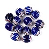 Handmade Millefiori Glass Barrel Beads LA-N002-19A-1