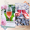 Heart Alloy Enamel Wine Glass Charms AJEW-SC0002-06-5