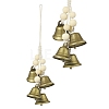 Iron Witch Bells Protection for Door Knob Hanger HJEW-JM00914-1