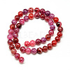Natural Dragon Veins Agate Beads Strands G-Q948-81G-8mm-2