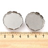 304 Stainless Steel Brooch Base Settings FIND-D035-02C-P-3