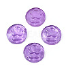 Spray Painted Transparent Resin Cabochons CRES-S302-64-A04-1