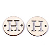 Unfinished Natural Poplar Wood Links Connectors WOOD-S045-140B-01H-2