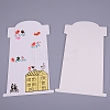 Hair Clip Display Cards LS-DIY-WH0167-86N-1