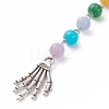 Tibetan Style Alloy Bookmarks for Halloween's Day AJEW-JK00165-01-3