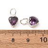 Brass Micro Pave Cubic Zirconia Pendants KK-H204-01S-03-3