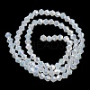 Imitation Jade Electroplate Glass Beads Strands EGLA-A039-J6mm-B05-2
