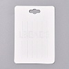 Hair Clip Display Cards CDIS-WH0013-11-2