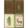 8pcs Forest Theme Scrapbook Paper PW-WG30448-01-4