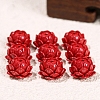 Synthetic Cinnabar Beads PW-WG449A8-01-2