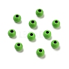 Spray Painted 202 Stainless Steel Beads STAS-G340-01D-1