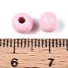 Spray Painted Round Natural Schima Wood Beads WOOD-A018-6mm-31-6