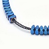 Electroplate Non-magnetic Synthetic Hematite Beads Strands G-L489-D02-2