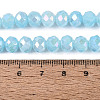 Electroplate Crackle Imitation Jade Glass Beads Strands LS-EGLA-Q131-02C-02-4
