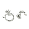 SHEGRACE Brass Fold Over Clasps XGRQ5F781-812P-2
