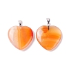 Natural Red Agate Pendants G-G956-B51-FF-2