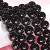 Natural Black Tourmaline Bead Strands G-H1603-16mm-2