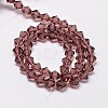 Imitate Austrian Crystal Bicone Glass Beads Strands X-GLAA-F029-4x4mm-05-2