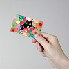Rectangle PVC Plastic Waterproof Card Stickers DIY-WH0432-099-5