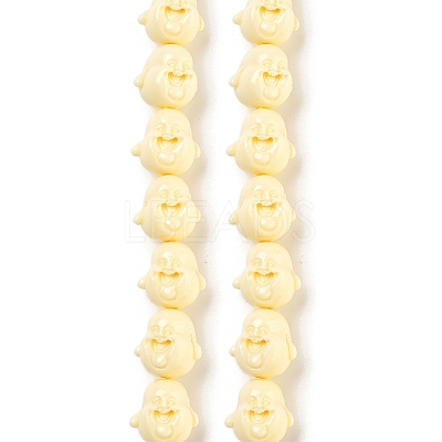 Synthetic Coral Carved Beads Strands CORA-B001-01A-1