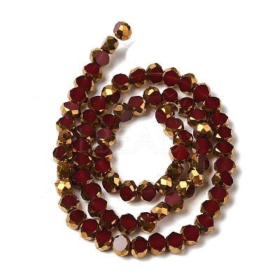 Electroplate Glass Beads Strands EGLA-P061-01A-02-1
