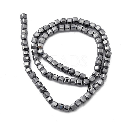 Synthetic Terahertz Stone Beads Strands G-H327-L03-03-1
