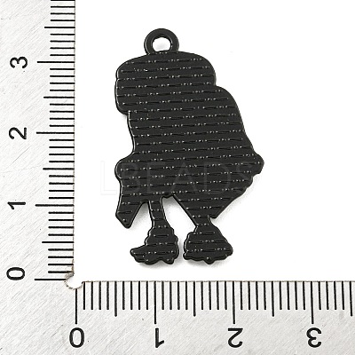 Halloween Alloy Enamel Pendants ENAM-M220-02E-B-1