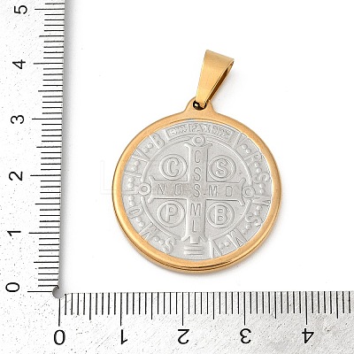 PVD Vacuum Plating 304 Stainless Steel Pendants X-STAS-A053-24C-PG-1