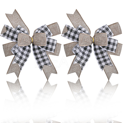 Polyester Big Bowknot FIND-WH0126-414F-1