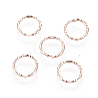 304 Stainless Steel Open Jump Rings STAS-O098-02RG-07-1