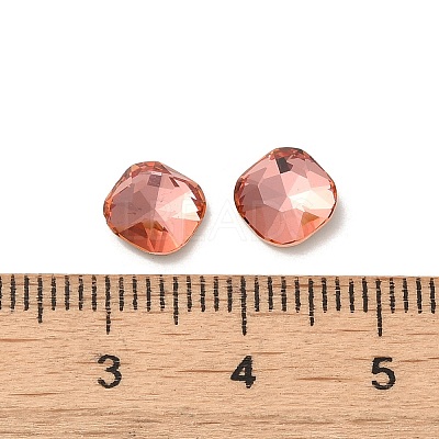 Glass Rhinestone Cabochons RGLA-P037-07B-D262-1