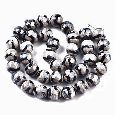 Tibetan Style dZi Beads G-S359-257B-1
