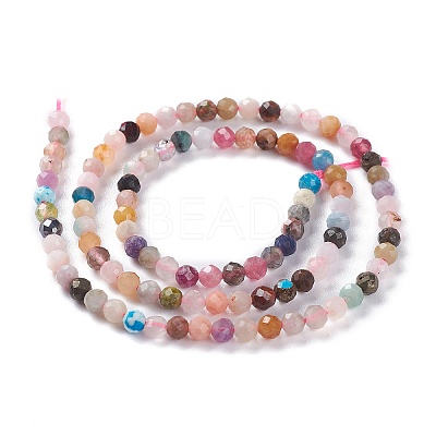 Natural Mixed Gemstone Beads Strands X-G-A026-A04-4mm-1