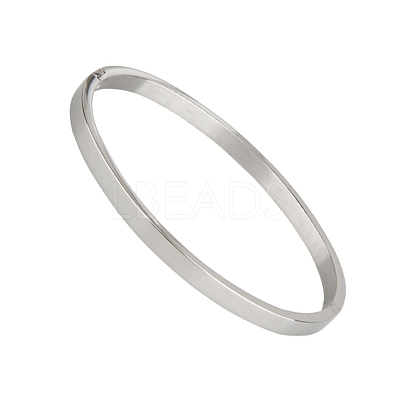 Tarnish Resistant 304 Stainless Steel Bangles BJEW-E277-42A-P-1