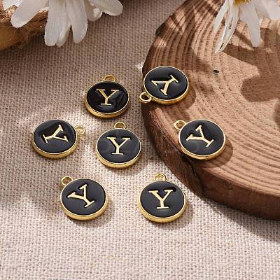 Golden Plated Alloy Charms ENAM-S118-02Y-1