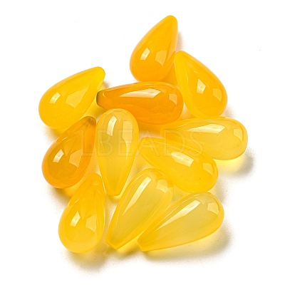 Natural Yellow Onyx Agate Beads G-F741-02B-03-1