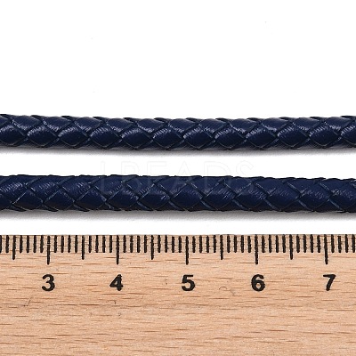Braided Leather Cord with Core WL-F009-5mm-05-1