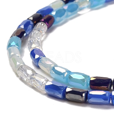 Electroplate Glass Beads Strands EGLA-D030-08D-1