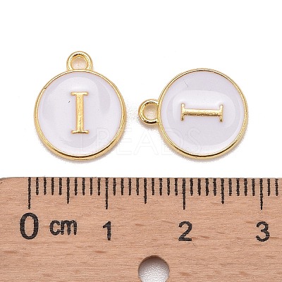Golden Plated Alloy Charms LS-ENAM-S118-01I-1