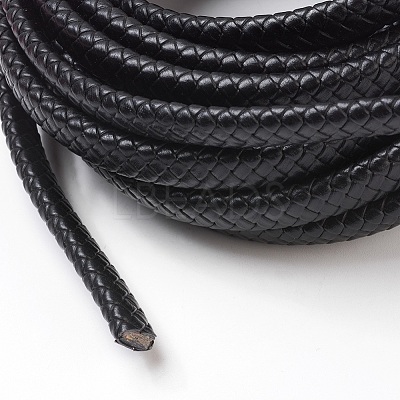 Braided Leather Cord WL-F009-C01-12x6mm-1