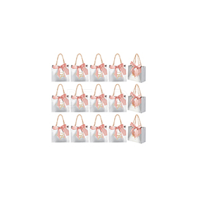 Folding Paper Gift Bags with Handle ABAG-WH0045-22-1