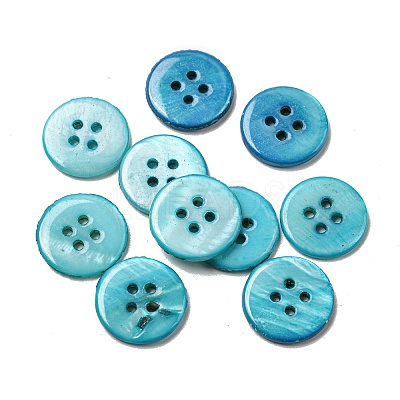 Freshwater Shell Buttons SHEL-C005-02B-1