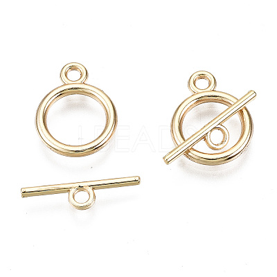 Brass Toggle Clasps X-KK-T056-50G-NF-1