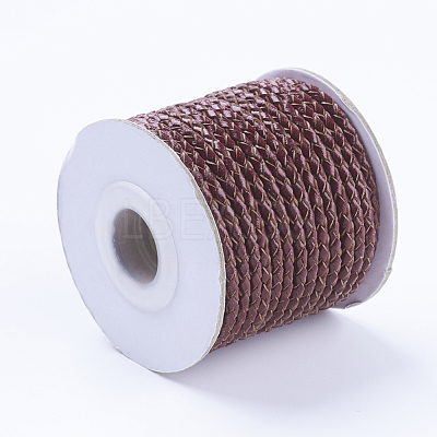 Round Braided Cowhide Cords WL-L009-01Q-1